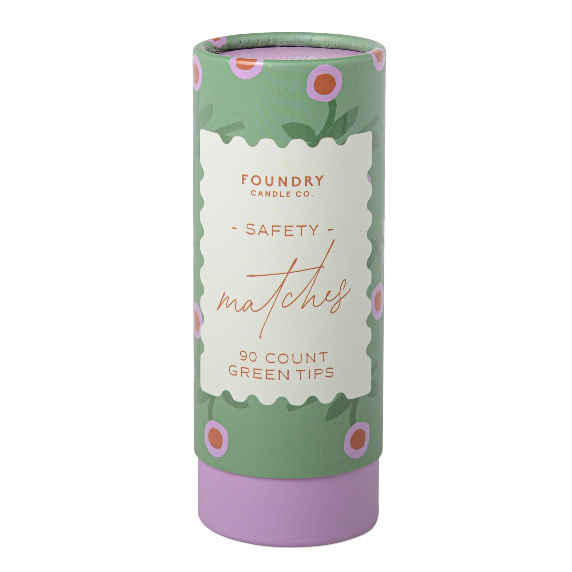 Foundry Candle Co. Green Tip Safety Matches
